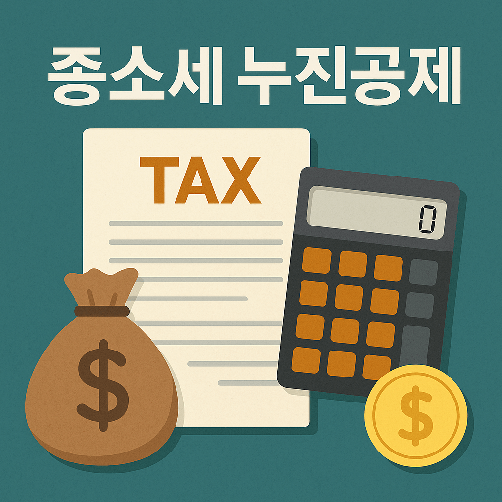 종소세 누진공제