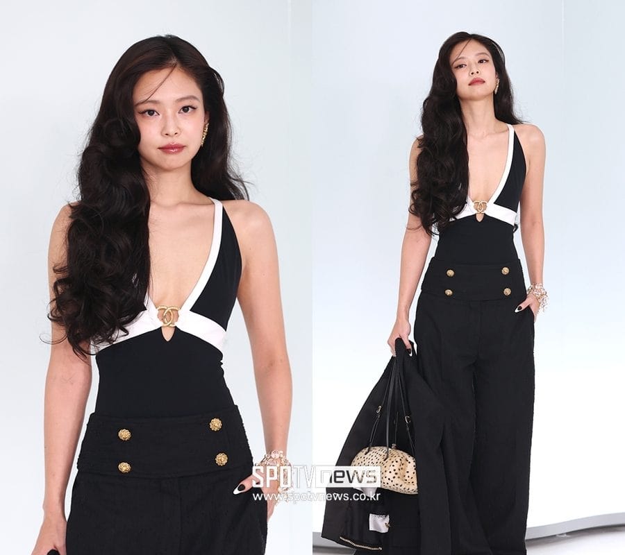 제니 딥브이 패션