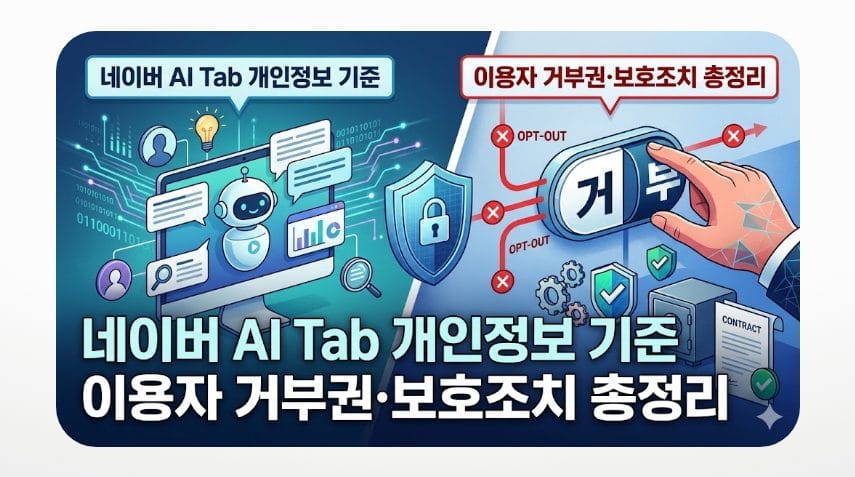 네이버 AI Tab 개인정보