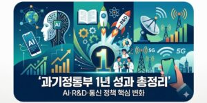 과기정통부 1년 성과 총정리, AI·R&D·통신 정책 핵심 변화