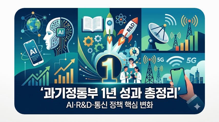과기정통부 1년 성과