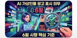 AI 가상인물 광고 표시 의무, 6월 시행 핵심 기준 총정리