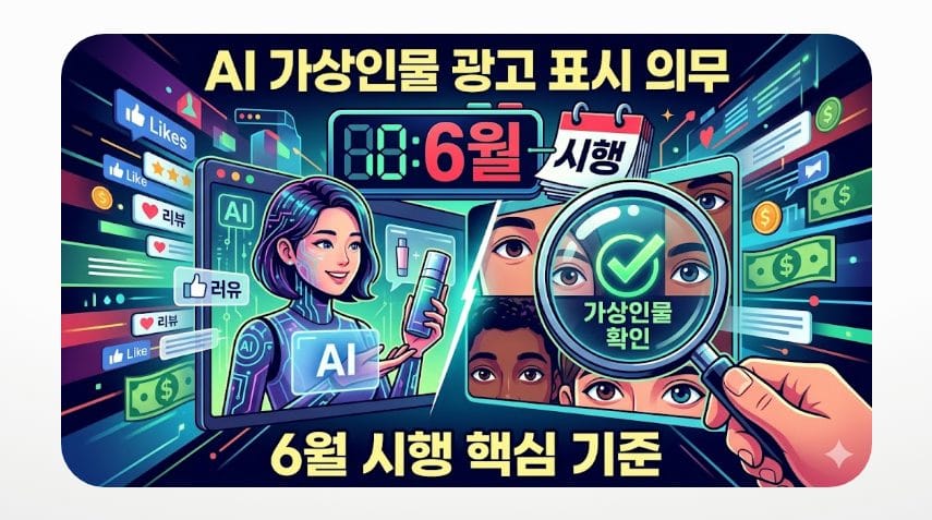 AI 가상인물 광고