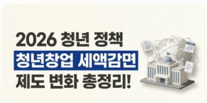 청년창업 세액감면 2026년 핵심 변화, AI 행정혁신과 창업정책 방향 분석
