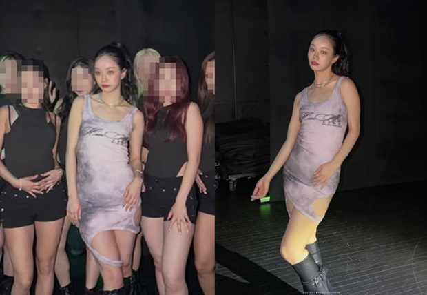 혜리 팬미팅 뱃살 논란