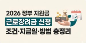 근로장려금 2026년 신청 조건, 지급일, 신청 방법 총정리